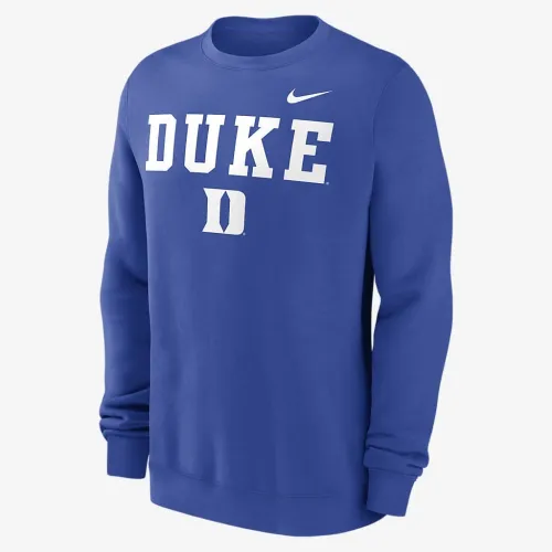 Duke блакитний Devils Primetime Primary Stack чоловічі Nike College Pullover Crew блакитний