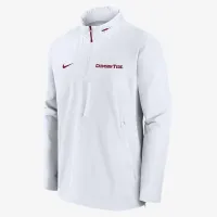 Alabama Crimson Tide Sideline Coach чоловічі Nike College 1/2-Zip Hooded Куртка колір білий