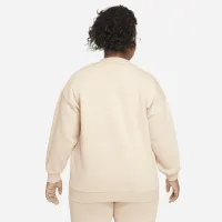 Nike Sportswear Club Fleece Big дитячі (Girls') оверсайз світшот (Extended Size) колір коричневий