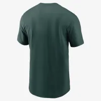 Michigan State Spartans Campus Mascot мужские Nike College футболка цвет зеленый
