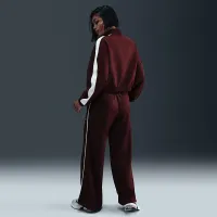 Nike Sportswear женская Mid-Rise Wide-Leg спортивные штаны цвет красный