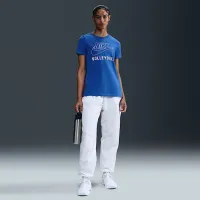 Nike Swoosh жіноча волейбольні футболка блакитний