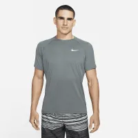 Nike Essential чоловічі Short-Sleeve Hydroguard Swim Shirt колір сірий