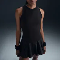 NikeCourt Advantage жіноча Dri-FIT Tennis Tank Top колір чорний