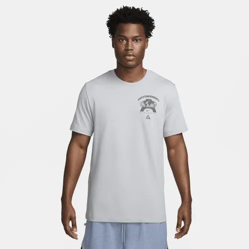 Nike Giannis мужские M90 баскетбольные футболка цвет серый