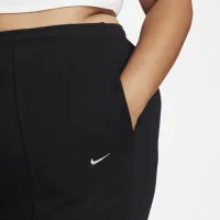 Nike Sportswear Chill Terry женская Slim С высокой Талией French Terry Sweatpants (большие размеры) цвет черный
