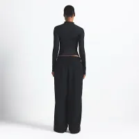 NikeSKIMS Woven Nylon женская оверсайз спортивные штаны цвет черный