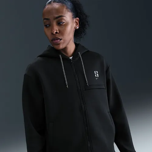 Nike Sabrina Dri-FIT Loose Full-Zip баскетбольные Толстовка с капюшоном цвет черный