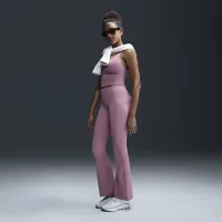 Nike Zenvy жіноча З високою талією Flaколір червоний лосіни колір фіолетовий