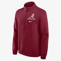 Alabama Crimson Tide Primetime Club чоловічі Nike College 1/2-Zip Crew колір червоний