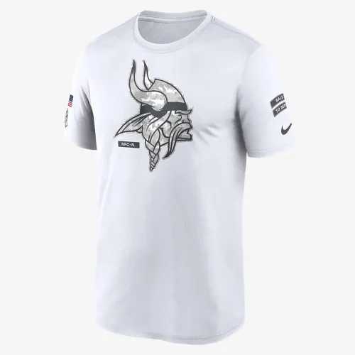 Minnesota Vikings Salute to Service Primary Edge Legend чоловічі Nike Dri-FIT NFL футболка колір білий