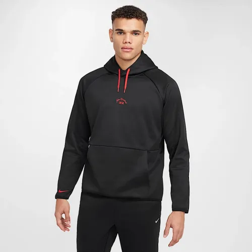 Nike чоловічі Therma-FIT Pullover Baseball Толстовка з капюшоном колір чорний