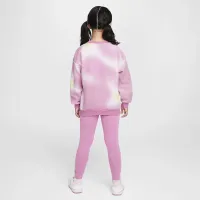 Nike Solarized Little детские Crew and лосины набор Pink