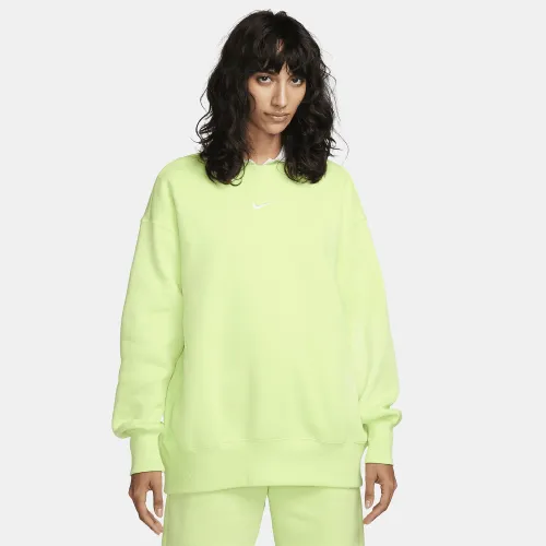 Nike Sportswear Phoenix Fleece женская оверсайз Crew-Neck свитшот Yellow