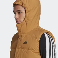 безрукавка adidas Helionic Hooded Down Vest HG6275 - бронзовий
