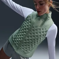 Nike Therma-FIT ADV Repel AeroLoft женская Running Vest цвет зеленый