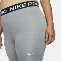 Nike Pro 365 женская лосины (большие размеры) цвет серый