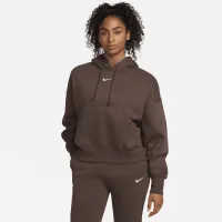 Nike Sportswear Phoenix Fleece женская Over-оверсайз Pullover Толстовка с капюшоном цвет коричневый