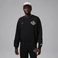 Nike Jordan Brooklyn мужские Crew-Neck свитшот цвет черный