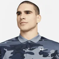 Nike Dri-FIT Victory+ чоловічі Camo для гольфу Polo блакитний