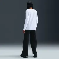 Nike Sportswear Club Fleece женская Mid-Rise Wide-Leg Pants цвет черный