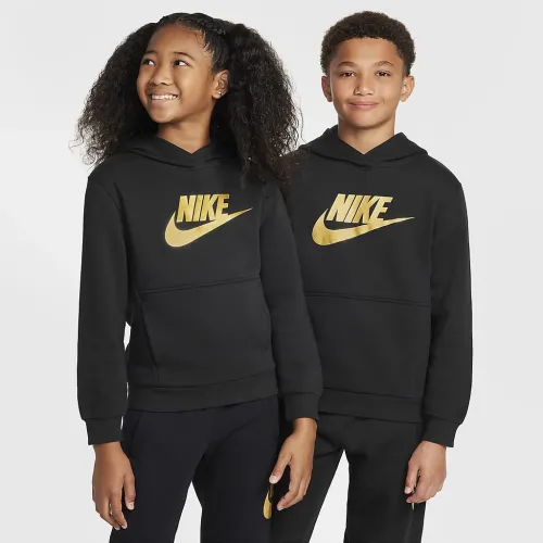 Nike Sportswear Club Fleece Big дитячі Толстовка з капюшоном колір чорний