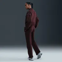 Nike Sportswear Phoenix Fleece жіноча Mid-Rise Open-Hem Pants колір червоний