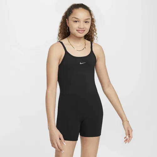 Nike One Girls' Dri-FIT Unitard цвет черный