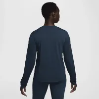 Nike One Classic женская Dri-FIT Long-Sleeve Top синий