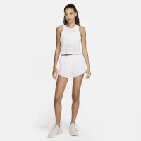 Nike One Classic Breathe женская Dri-FIT Cropped Tank Top цвет белый