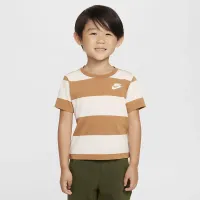 Nike Toddler Rugby Stripe футболка цвет коричневый