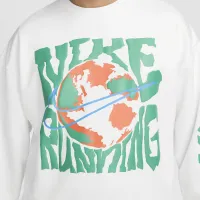 Nike Run Energy чоловічі Dri-FIT Fleece Running Crew колір білий