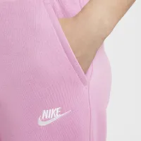 Nike Sportswear Club Fleece Big дитячі (Girls') З високою талією Fitted Pants Pink
