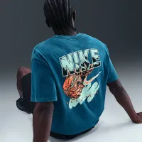 Nike мужские баскетбольные футболка синий