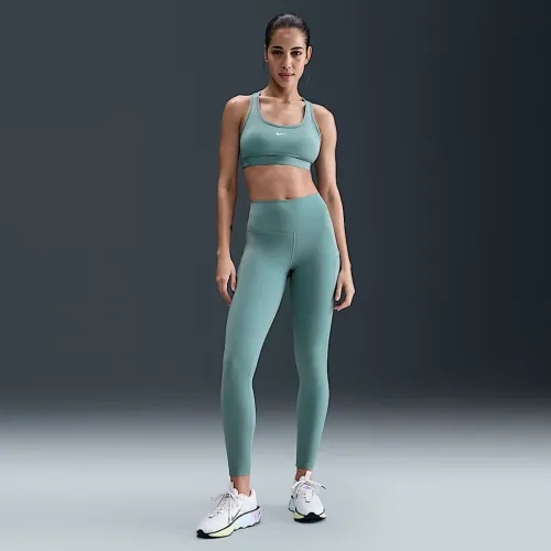 Nike One женская С высокой Талией 7/8 лосины с карманамицвет зеленый