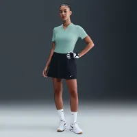 Nike Tour женская Dri-FIT Short-Sleeve Blade Jacquard для гольфа Polo цвет зеленый