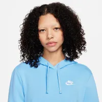 Nike Sportswear Club Fleece женская Pullover Толстовка с капюшоном синий