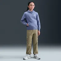 Nike Sportswear Club Fleece Big детские Pullover Толстовка с капюшоном синий