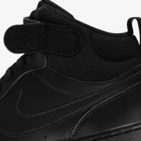 Nike Court Borough Mid 2 Big детские Кроссовки цвет черный