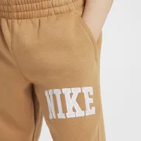 Nike Sportswear Club Toddler Applique Fleece Pants цвет коричневый