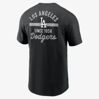 Los Angeles Dodgers 2-Hit чоловічі Nike MLB футболка колір чорний