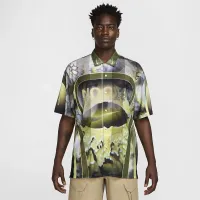 Nike NOCTA Opal чоловічі Button-Down Short-Sleeve Top колір зелений