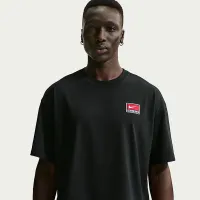 Nike Life мужские Short-Sleeve Boxy Knit Top цвет черный