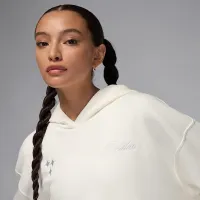 Nike Jordan Brooklyn Fleece жіноча Pullover Толстовка з капюшоном колір білий
