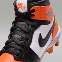 Nike Jordan 1 Mid TD мужские Football Cleat Orange