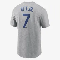 Bobby Witt Jr. Kansas City Royals Fuse Men’s Nike MLB футболка цвет серый