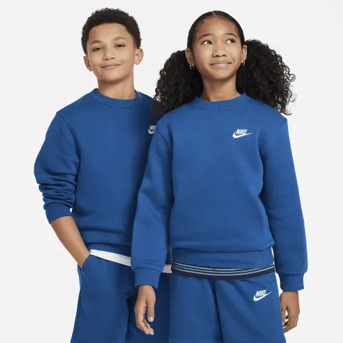 Nike Sportswear Club Fleece Big детские свитшот синий