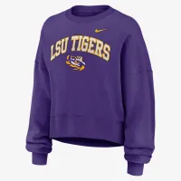 LSU Phoenix Arch женская Nike College Pullover Crew цвет фиолетовый