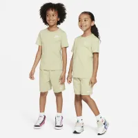 Nike Club Little детские Knit шорты набор цвет зеленый