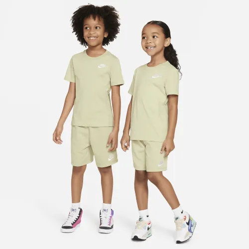 Nike Club Little дитячі Knit шорти комплект колір зелений